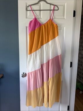 Stripped maxi dress